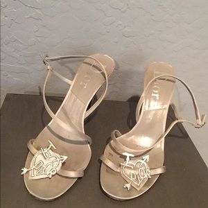 Silver Dior heels size 10 women’s